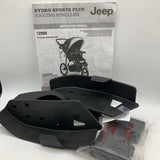 Jeep Hydro Sport Plus Jogging Stroller w/ Car Seat Adaptors & Cup Holder