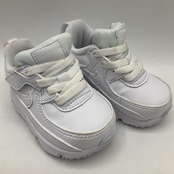 Size 4.5: Nike White Velcro Shoes