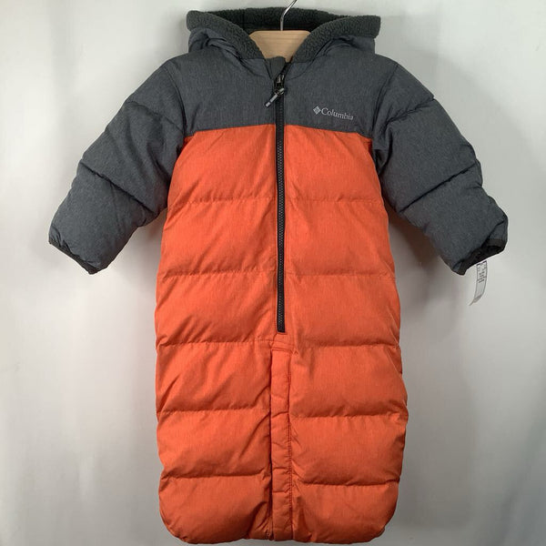Size 12-18m: Columbia Grey/Orange Fleece Lined Bunting