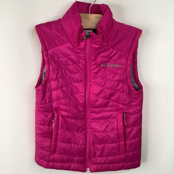 Size 4-5: Columbia Pink Omni-Heat Quilted Zip-Up Vest