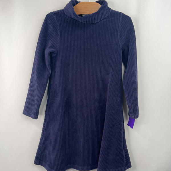 Size 5: GAP Navy Ribbed Turtleneck Long Sleeve Dress
