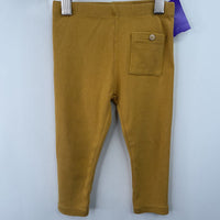 Size 12-18m: Zara Yellow Ribbed Pants