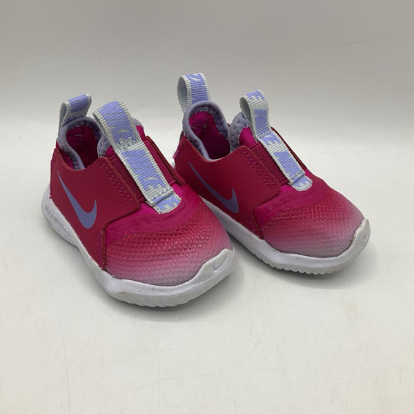 Size 3: Nike Pink/Purple Slip On Sneakers