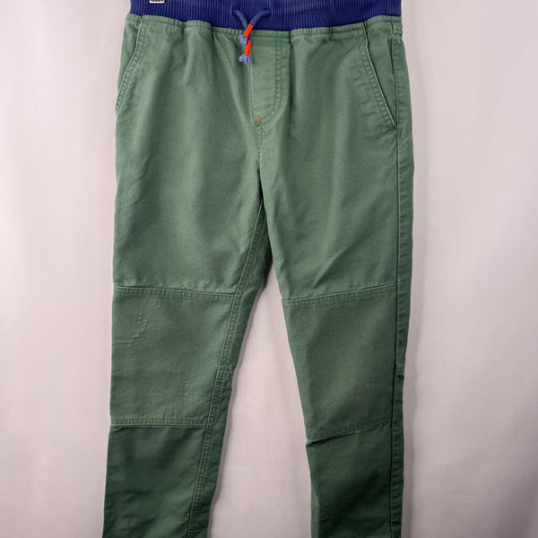 Size 8: Boden Green/Blue Drawstring Pants