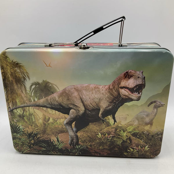 Jurassic World Metal Carrier W/Assorted Dinosaur Figurines