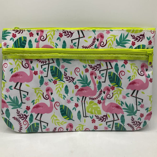 Colorful Flamingos Zippered Wet Bag