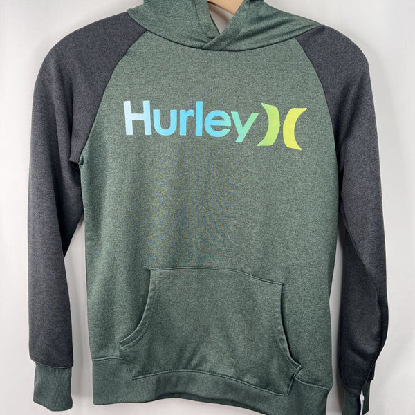 Size 10-12: Hurley Green/Black Hoodie