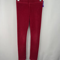 Size 6: Crewcuts Red Ribbed Leggings
