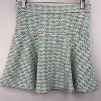 Size 12: Crewcuts Blue/White/Gold Knitted Skirt