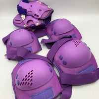 Size M: Purple Sports Padding Set