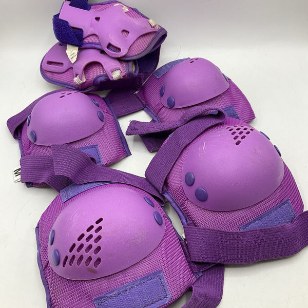 Size M: Purple Sports Padding Set
