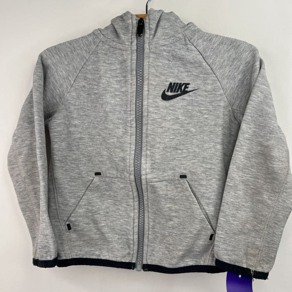 Size 2: Nike Grey Zip-Up Hoodie