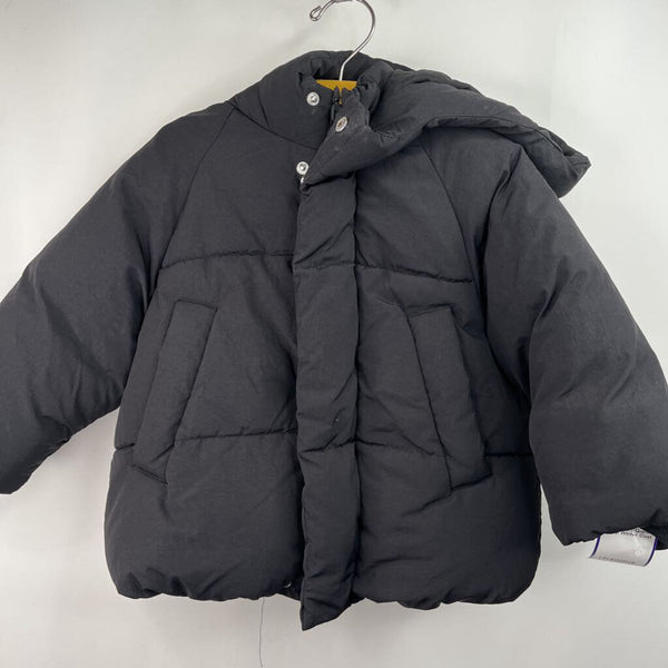 Size 3: Zara Quilted Zip-Up Winter Coat