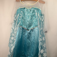 Size 4-6: Disney Blue Long Sleeve Elsa Dress