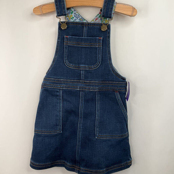 Size 3-4: Mini Boden Blue Jean Overall Dress