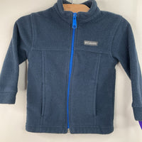 Size 18-24m: Columbia Dark Blue Zip-Up Fleece Coat
