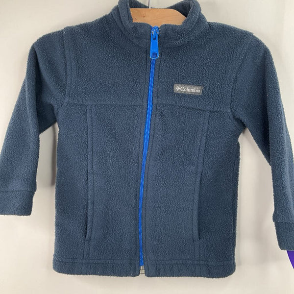 Size 18-24m: Columbia Dark Blue Zip-Up Fleece Coat