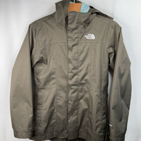 Size 14-16: The North Face Green/Blue Fleece Lined 3-In-1 Zip-Up Winter Coat
