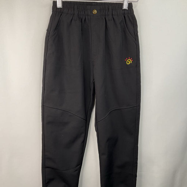 Size 8-9 (140): Jingle Bongala Black Fleece Lined Rain Pants-NEW W/Tag