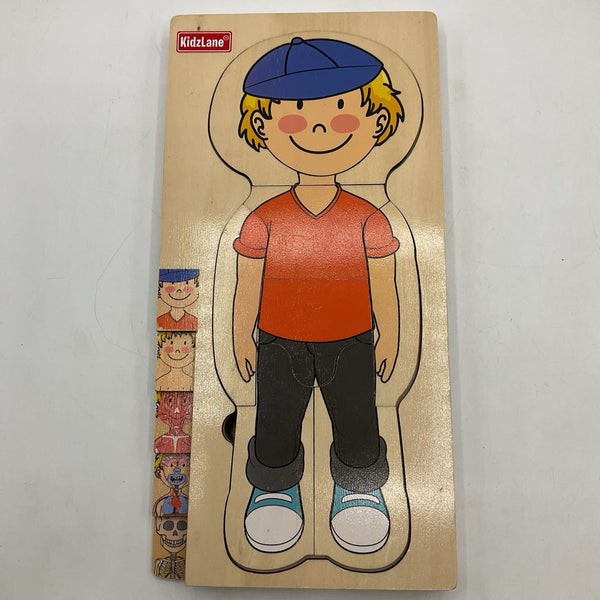 KidzLane Wooden Your Body Anatomy Puzzle