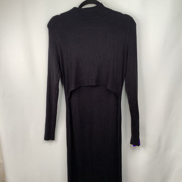 Size S: Sonoma Black Long Sleeve Dress