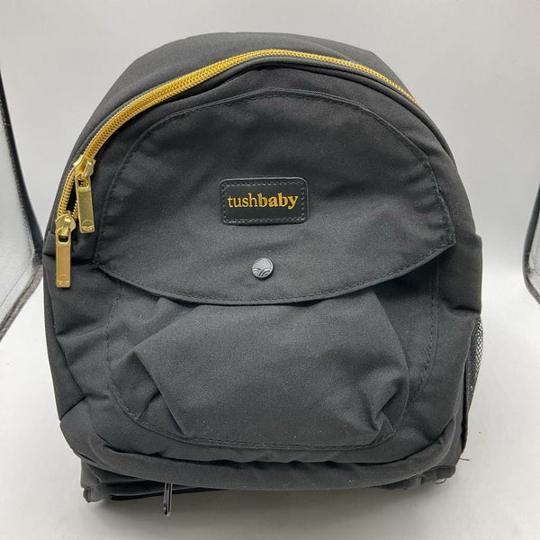 Tush Baby Black/Gold Zip Hip Seat Carrier