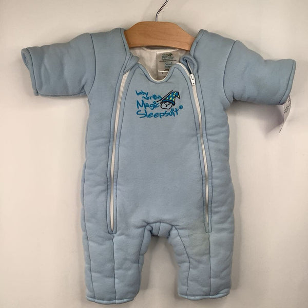 Size 3-6m: Baby Merlin's Blue Magic Sleepsuit