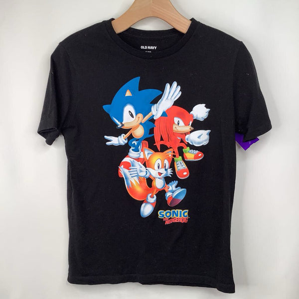Size 14-16: Old Navy Black Sonic Print T-Shirt