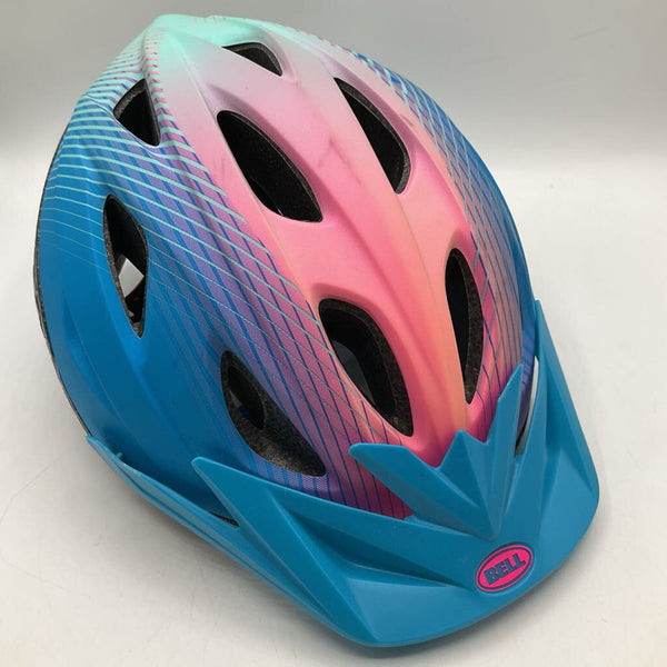 Size 54-58cm: Bell Blue/Pink Helmet