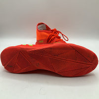 Size 5: Adidas Predator Orange/Green Indoor Soccer Cleats