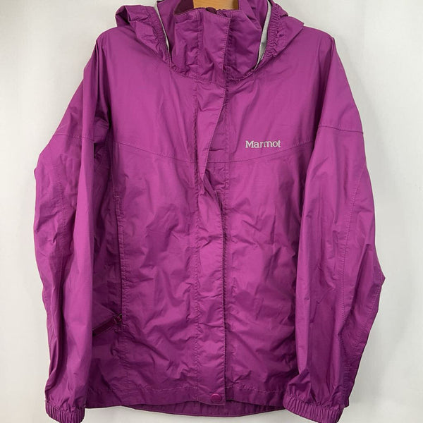 Size 6-7: Marmot Purple Hooded Raincoat