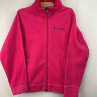 Size 6-7: Columbia Hot Pink Fleece Zip Up Jacket