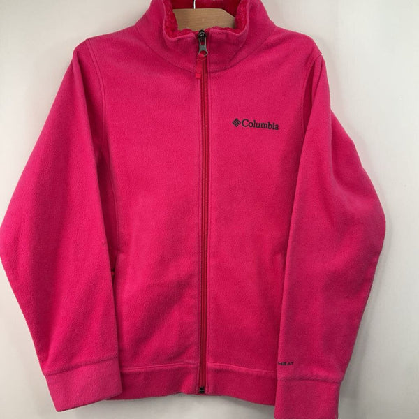 Size 6-7: Columbia Hot Pink Fleece Zip Up Jacket