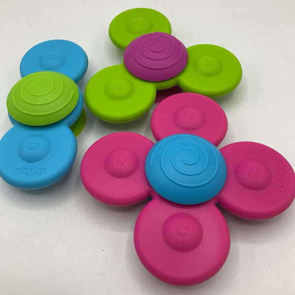 Squigz 3pc Silicone Spinning Teethers