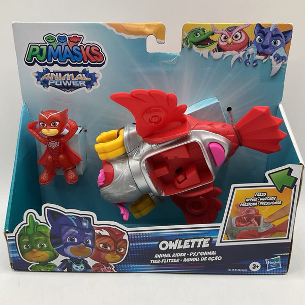 PJ Masks Animal Power Owlette Animal Rider Deluxe Car Toy /Action Figure