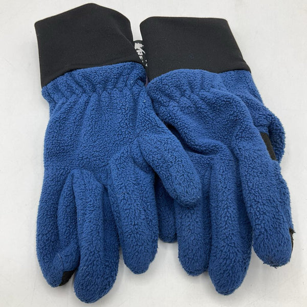 Size 14-16: REI Co-Op Blue/Black Fleece Gloves