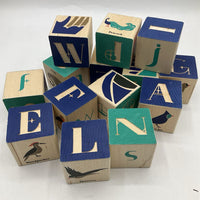 Assorted Wooden Alphabet Blocks