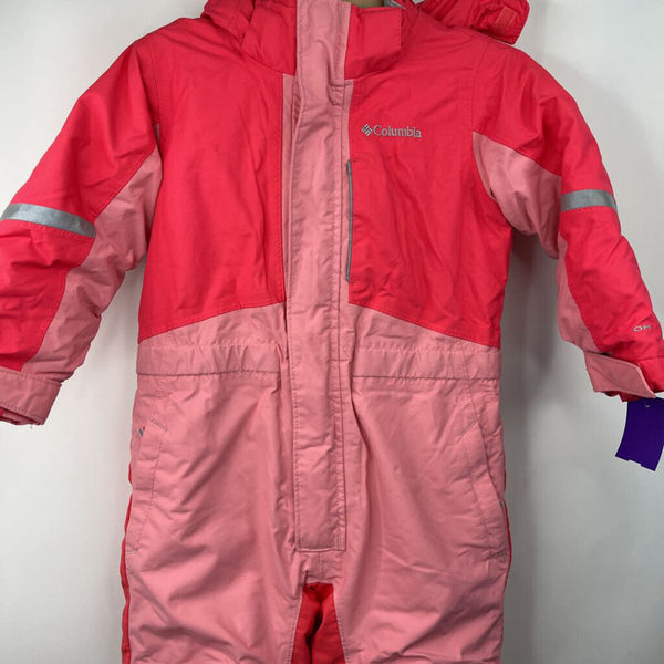Size 3: Columbia 2 Tone Pink Snow Suit