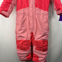 Size 3: Columbia 2 Tone Pink Snow Suit