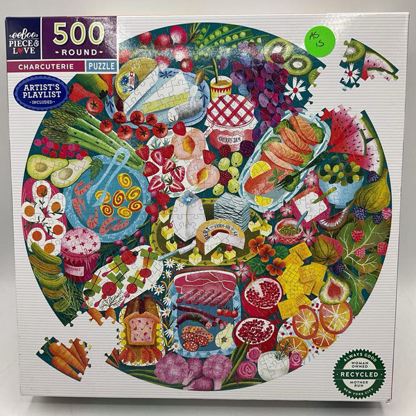 Eeboo food 500pc Puzzle-As Is