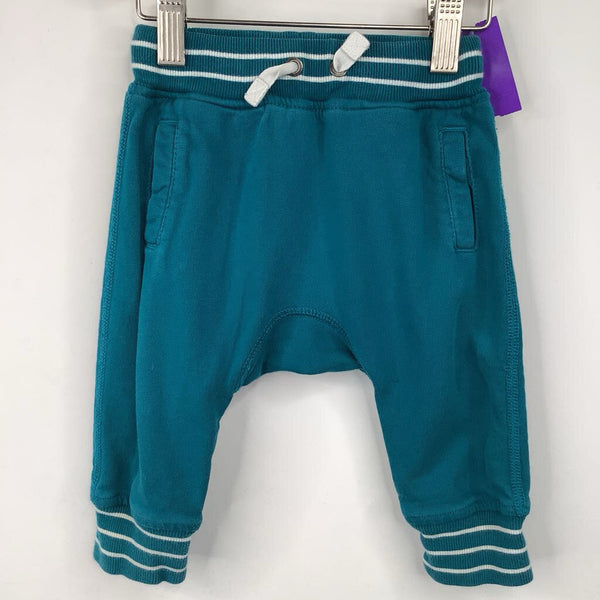 Size 12-18m (75): Hanna Andersson Teal Cozy Pants