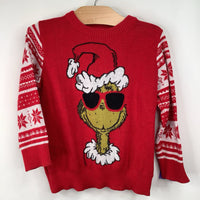 Size 3: The Grinch Red Knitted Sweater