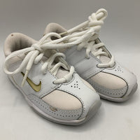 Size 8: Nike White Lace-Up Sneakers