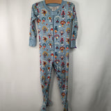 Size 3 (90): Hanna Andersson Blue Winter Treehouse Print 1pc PJs