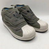 Size 13.5: Adidas Grey Velcro Strap Sneakers