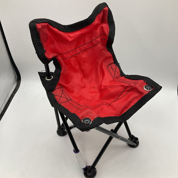 Red Fold Out Doll Camping Chair