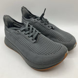 Size 5.5Y: Flux Grey Lace-Up Sneakers