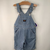 Size 5: Osh Kosh B'Gosh Blue/White Striped Shortalls