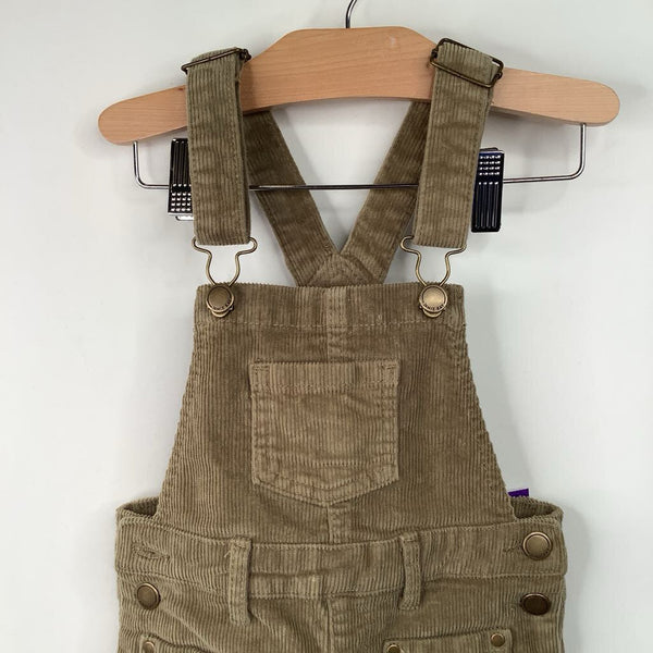 Size 5: Jamie Kay Green Corduroy Overalls