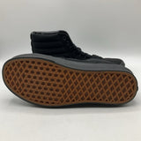 Size 5.5Y: Vans Black High Top Slip-On Sneakers